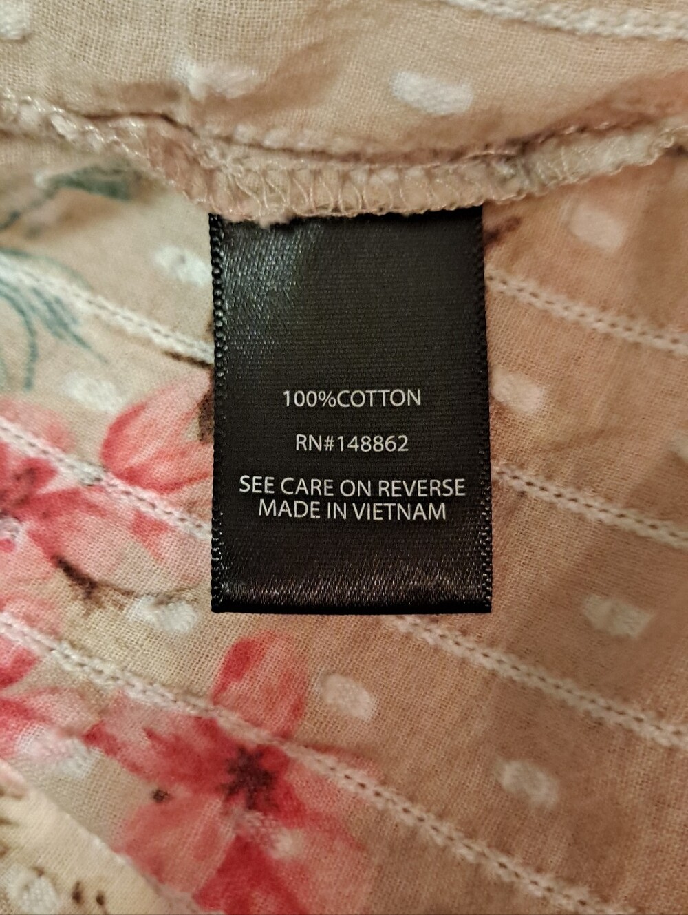 Torrid Floral Square-Neck Camisole in Light Gray with Pink & Teal Flowers Size 4 - Picture 5 of 7